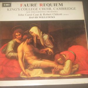 Faure – Requiem Willcocks / Case / Chilcott HMV EMI ASD 2358 LP EX
