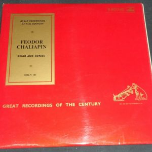 Feodor Chaliapin ‎ Arias And Songs HMV COLH 141 LP EX
