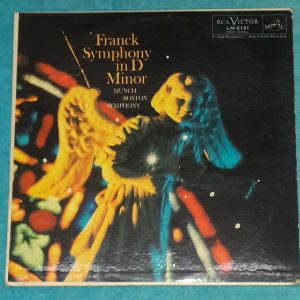 Franck ‎- Symphony In D  Munch  RCA  LM-2131 LP 1957