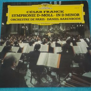 Franck ‎- Symphony in D Minor Daniel Barenboim DGG 2530 707 LP EX