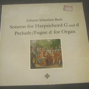 GUSTAV LEONHARDT – BACH Sonatas  Prelude / Fugue  ORGAN – TELEFUNKEN LP