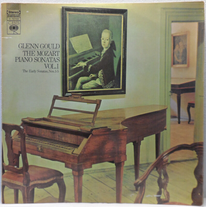 Glenn Gould – The Mozart Piano Sonatas Vol. I LP Early Sonatas 1 – 5 CBS 72739