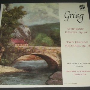 Grieg Symphonic Dances Two Elegiac Melodies Van Remoortel VOX STPL 510330 lp