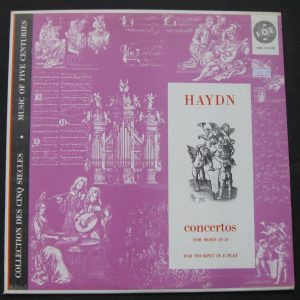 HAYDN concertos for horn & trumpet  ARNOLD , GLEISLE , REINHARDT VOX lp 1962