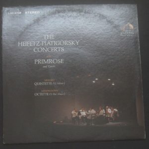 HEIFETZ – PIATIGORSKY – PRIMROSE / Mozart – Mendelssohn RCA LSC 2738 LP EX