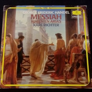 Haendel ‎– Messiah – Koren en aria’s Richter Donath Reynolds DGG 415 788-1 lp EX