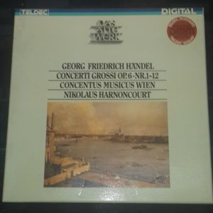 Handel – Concerti Grossi Op. 6  Nr 1-12 Harnoncourt Teldec 6.35603 3 LP Box EX