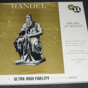 Handel Israel In Egypt Paul Boepple Vox Vux 2019 2 LP Box Ultra High Fidelity