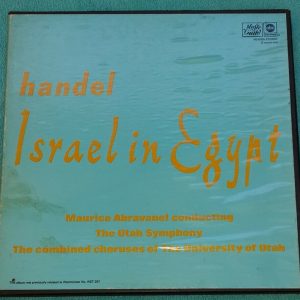 Handel Israel in Egypt Maurice Abravanel  Music Guild abc MS-6205 2 LP Box
