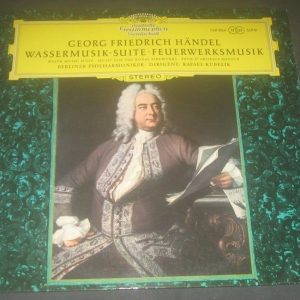 Handel Water Music / Music for the Royal Fireworks Kubelik DGG 138864 TULIP LP