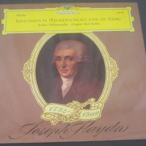 Haydn Symphony No 94 & 101   Karl Richter  DGG 138782 LP GERMANY EX