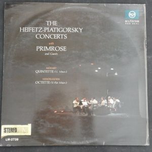 Heifetz – Piatigorsky Concerts : Quintette · Octette RCA LSC-2738 ED1 lp ex