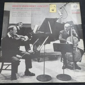 Heifetz Piatigorsky Pennario Arensky Vivaldi Martinu RCA LM-2867 ED1 lp ex