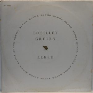 Henri Koch / Emmanuel Koch – LOEILLET – GRETRY – LEKEU Orig *RARE* Alpha CL 3005