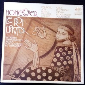 Honegger Le Roi David Serge Baudo Supraphon ‎– 1112 4661-62 ZA 2 LP Box EX