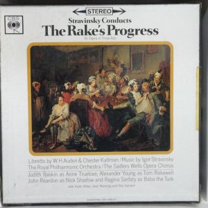Igor Stravinsky – The Rake´s Progress  CBS ‎ 72278/80  3 LP Box  EX