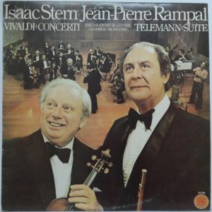 Isaac Stern Jean-Pierre Rampal : Vivaldi Telemann Jerusalem Chamber Orchestra
