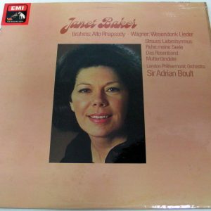 JANET BAKER – Brahms Alto Rhapsody Wagner Wesendonk Lieder BOULT EMI HMV QUADRO
