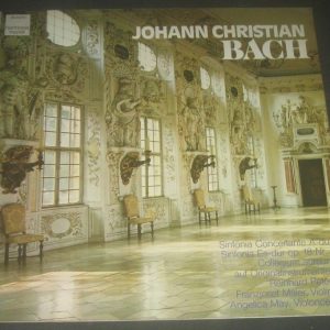 J.C. Bach Symphonies in A and E Collegium Aureum Harmonia Mundi LP EX
