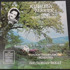 Kathleen Ferrier Sings Bach & Handel  Boult Decca ‎SPA 531 England lp ex