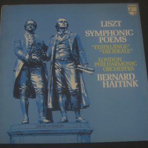 LISZT Symphonic Poems  Bernard Haitink Philips ‎6500 191 LP EX