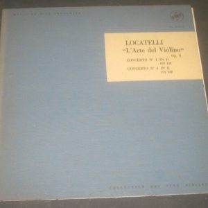 LOCATELLI – SUSANNE LAUTENBACHER Art of the Violin KEHR VOX DL-500/2 lp 1960 EX