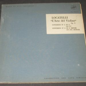 LOCATELLI  – SUSANNE LAUTENBACHER  Art of the Violin KEHR VOX DL-500/3 lp 1960