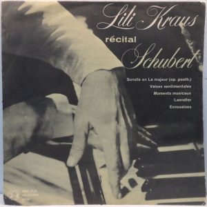 Lili Kraus – Schubert Recital LP Sonata in A major / Valses / Moments MMS 2178