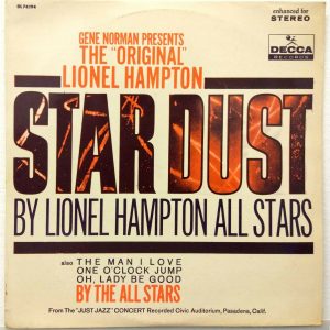 Lionel Hampton All Stars – The “Original” Star Dust LP 1962 Israel Pressing Jazz
