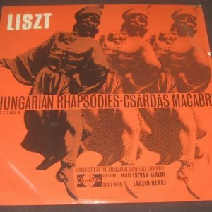 Liszt Hungarian Rhapsodies Csardas Macabe  ALBERT / BERKI Qualiton LPX lp
