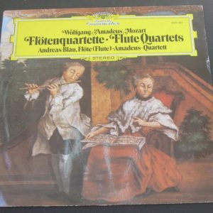 MOZART Flute Quartets ANDREAS BLAU / AMADEUS QUARTET DGG 2530 983 lp