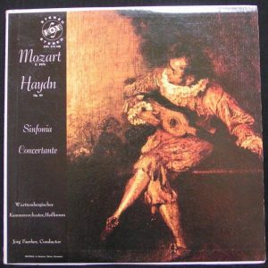 MOZART Op. 84  HAYDN K. 297b Sinfonia Concertante Jorg Faerber VOX STPL 514.180