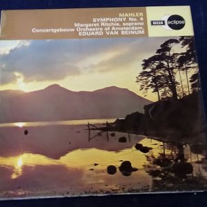 Mahler: Symphony No.4 Eduard Van Beinum Decca ECS 618 LP