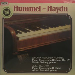 Marting Galling / Alfred Brendel – HUMMEL / HAYDN Piano Concertos LP Turnabout