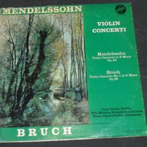 Mendelssohn / Bruch Violin Concerto  Gitlis Swarowsky  Vox STPL 513.090 lp EX