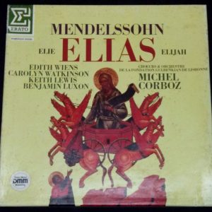 Mendelssohn – Elias Op. 70  Corboz ‎   Erato ‎– NUM 751473 3 LP Box EX