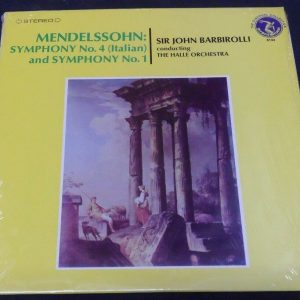 Mendelssohn Symphony No. 4 / 1 Barbirolli  Olympic OL 8134 LP EX
