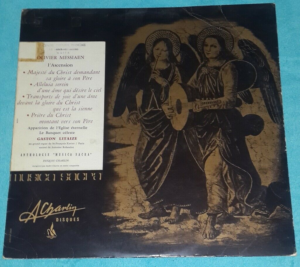 Messiaen ‎– L’ Ascension Litaize Disques A Charlin  AMS-41 LP Rare !