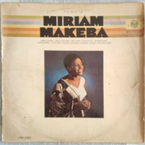 Miriam Makeba – The Best Of Miriam Makeba LP 1968 Israel Pressing African Vocal