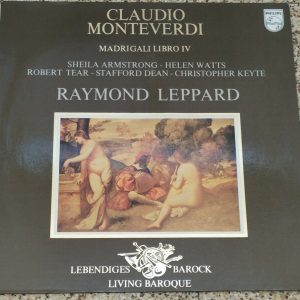 Monteverdi – Madrigali Libro IV  Leppard Philips 9502 024 lp EX