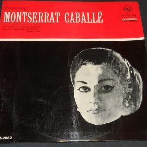 Montserrat Caballe  Arias of Bellini & Donizetti Cillario RCA LM-2862 LP ED1 EX