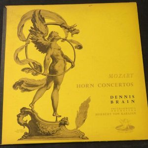 Mozart: 4 Horn Concertos Dennis Brain , Karajan  Angel 35092 LP EX