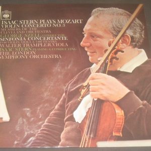 Mozart Concerto No. 3 Sinfonia Concertante Stern Trampler Szell CBS 72662 lp EX