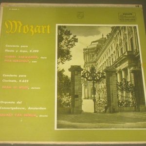 Mozart Concertos Van Beinum Barwahser De Wilde Philips ‎– A 00440 L lp 50’s