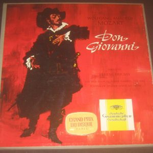 Mozart – Don Giovanni Fischer-Dieskau Fricsay DGG LPM 18 580/82 3 LP BOX 1964 EX