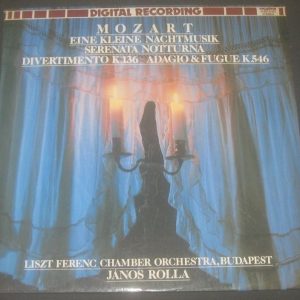 Mozart : Eine Kleine Nachtmusik János Rolla  Hungaroton SLPD 12471 LP