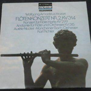Mozart Flute Concerto Nicolet Karl Richter  Telefunken 6.41351 AH lp ex
