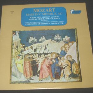 Mozart Mass in C minor GROSSMAN / LIPP / LUDWIG Turnabout TV 34174 lp EX