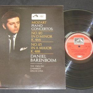 Mozart – Piano Concertos , Barenboim . HMV EMI ASD 2318 lp