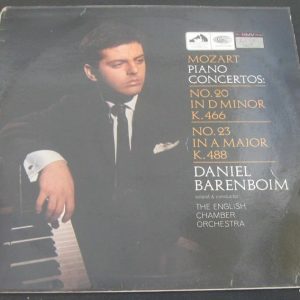 Mozart – Piano Concertos , Barenboim . HMV EMI ASD 2318 lp EX